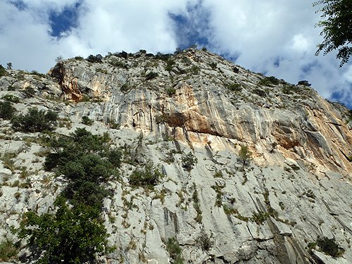 Freiklettern in Omis